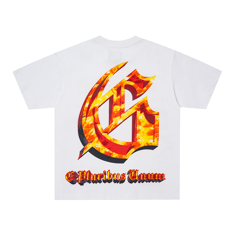 Godspeed Flame Skull Graphic T‑Shirt