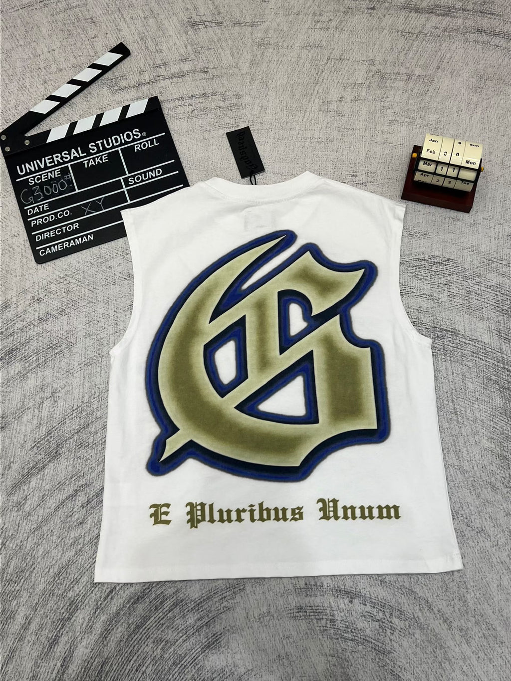 Godspeed Eagle Graphic White Tank Top