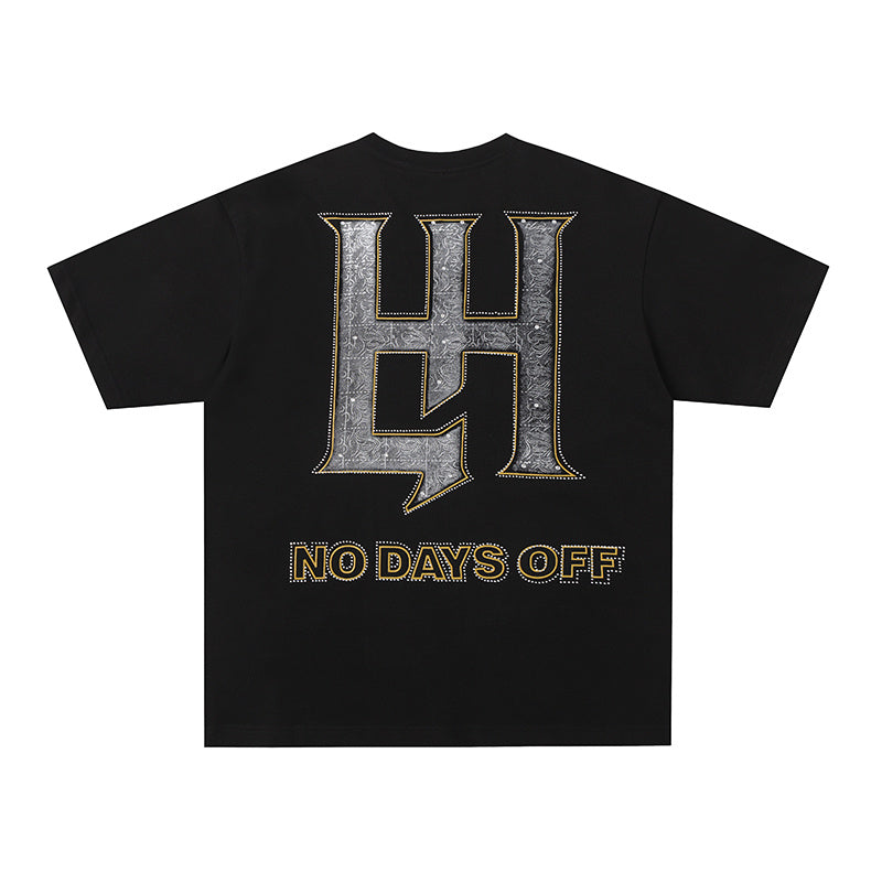 Life Hustlers Praying Angel Graphic Black Tee