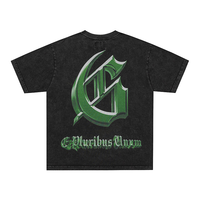Godspeed Green Logo Graphic T‑Shirt
