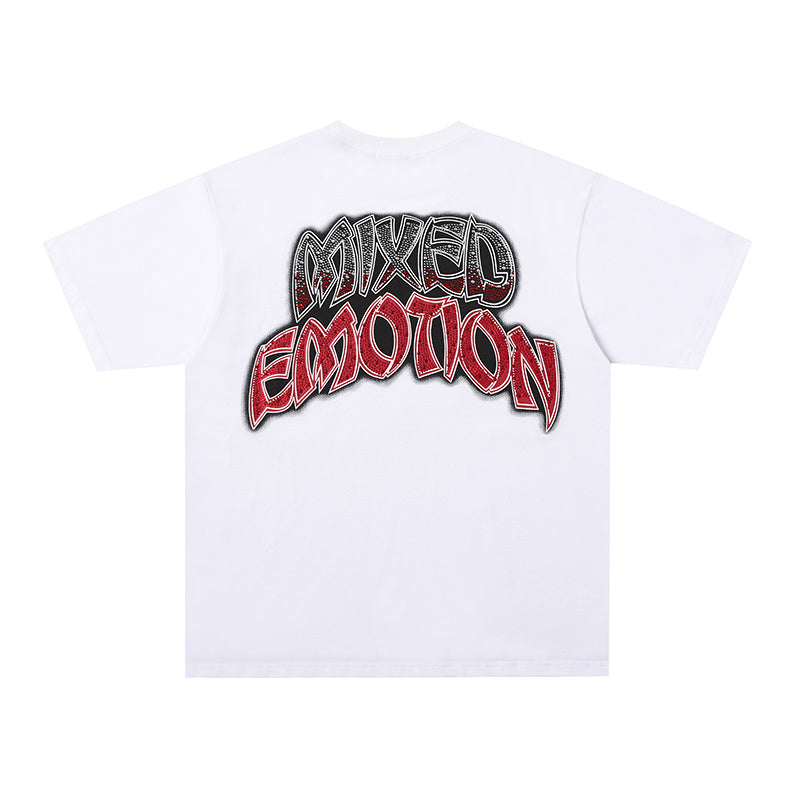 MIXED EMOTION Sunset Graphic 3‑Color T‑Shirt