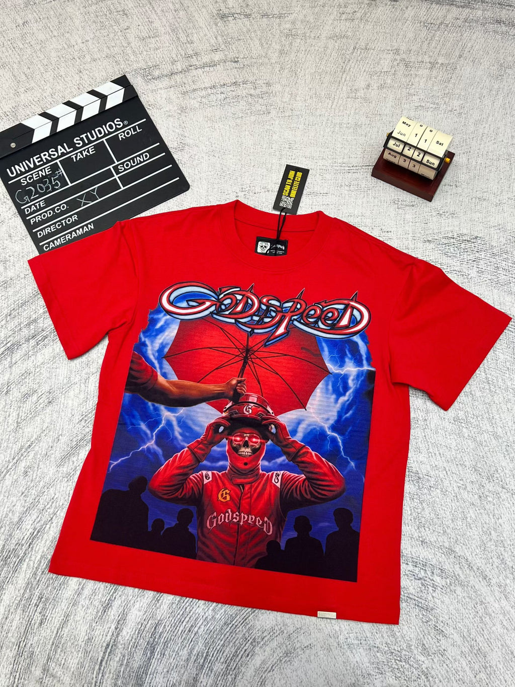 Godspeed Retro Figure Graphic Short‑Sleeve T‑Shirt