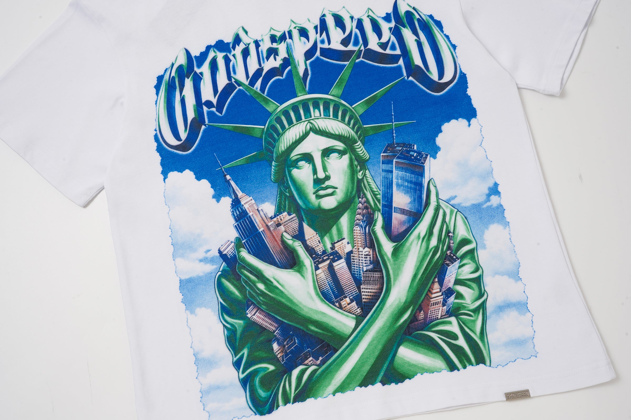 Godspeed Statue Of Liberty Graphic T‑Shirt