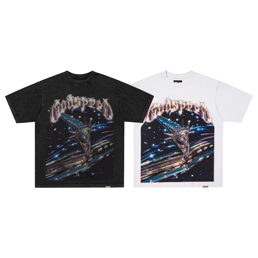 Godspeed Multi‑Style Galaxy Graphic T‑Shirt