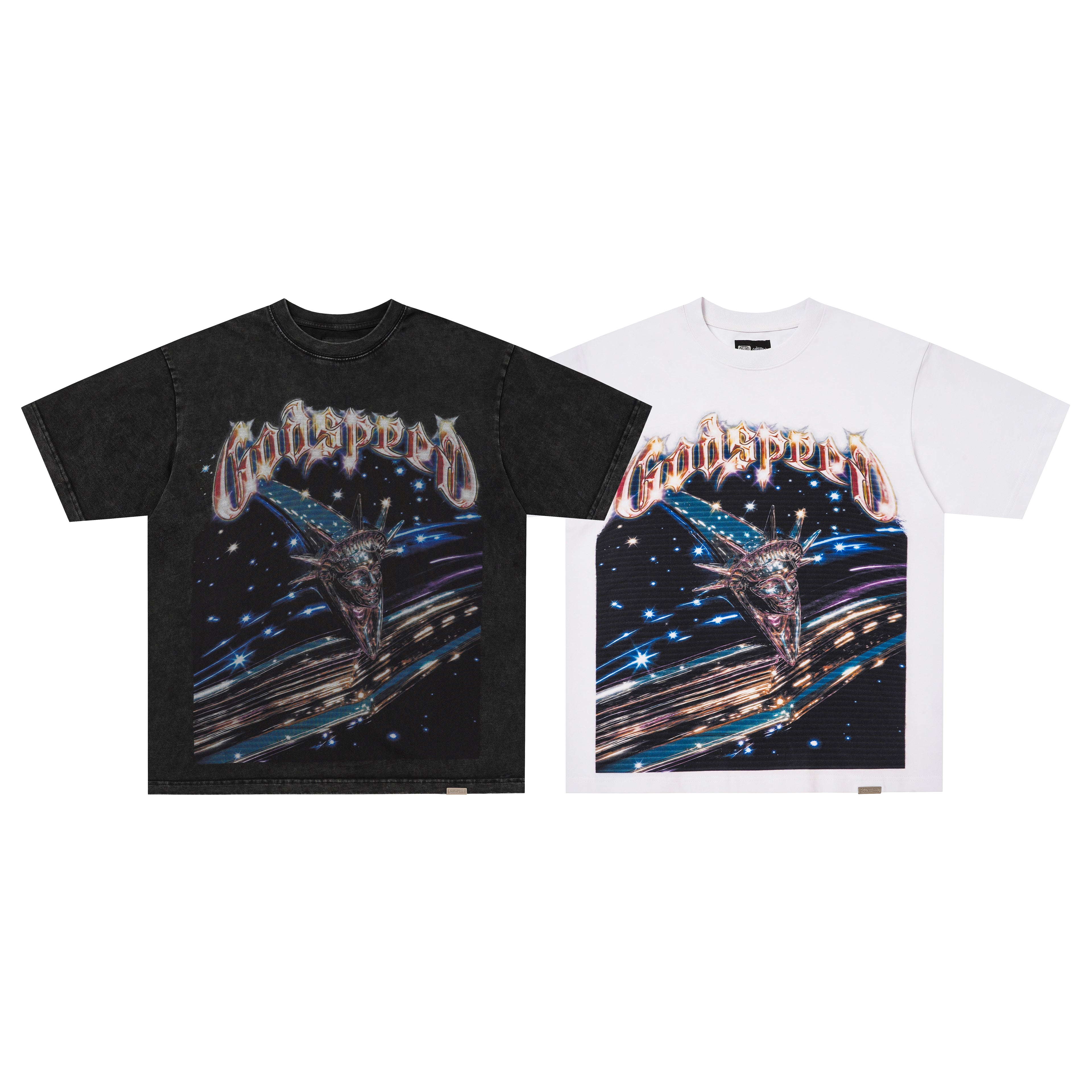Godspeed Multi‑Style Galaxy Graphic T‑Shirt