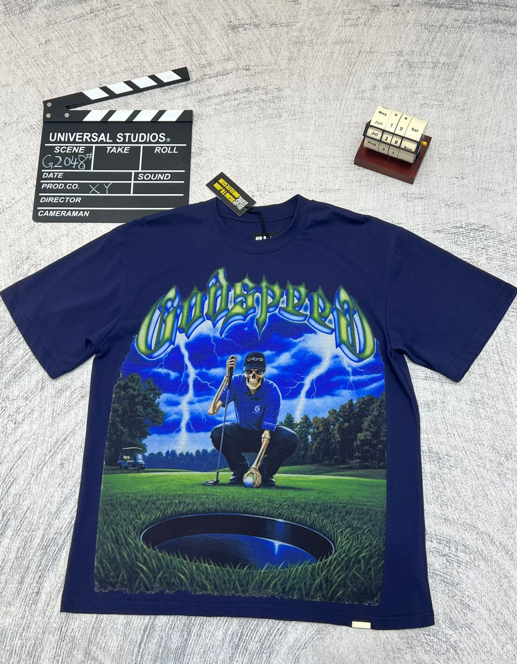 Godspeed Out Of Many One Landscape T‑Shirt