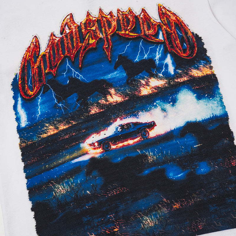 Godspeed Out Of Many One Flame Graphic T‑Shirt