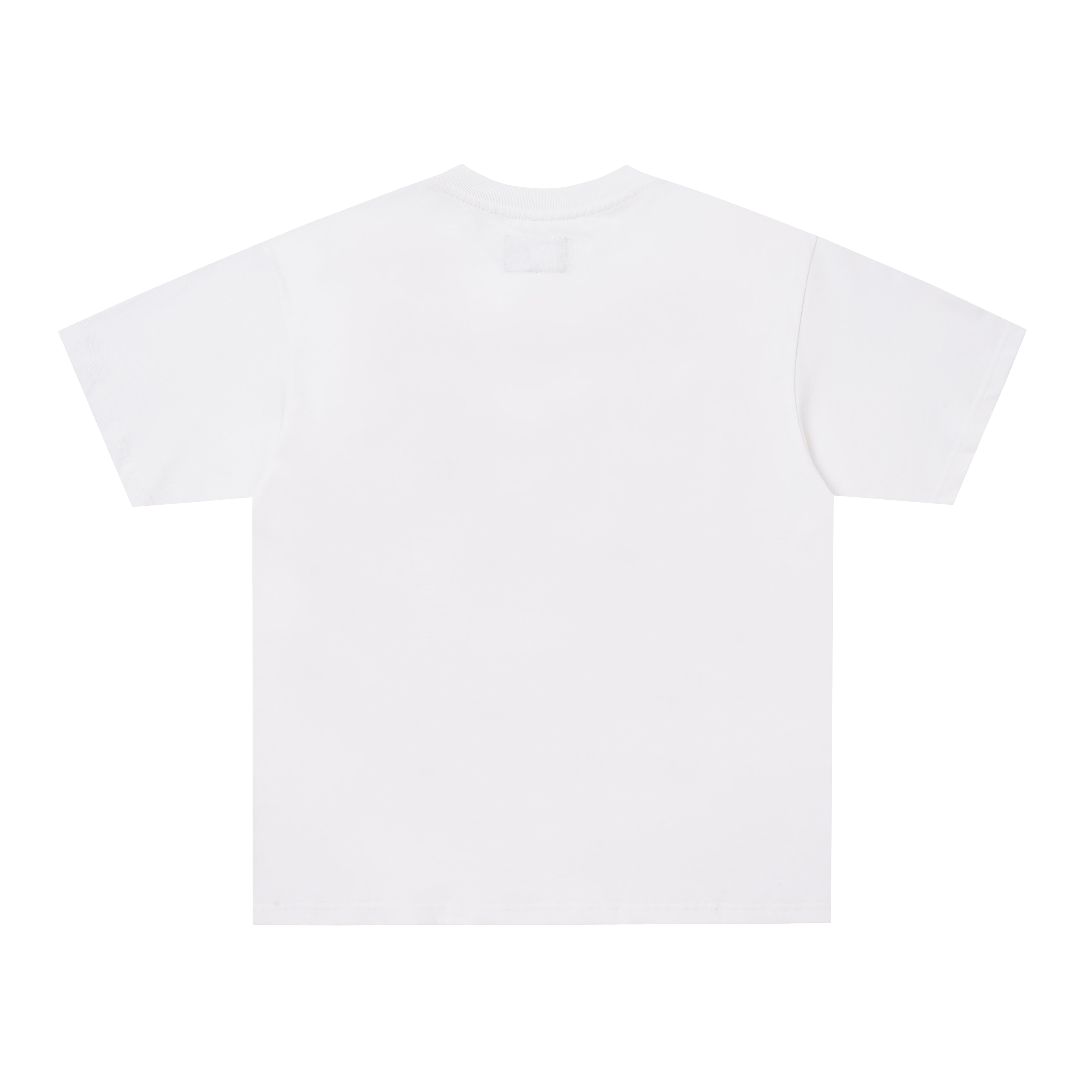 Godspeed Flame Graphic White T‑Shirt
