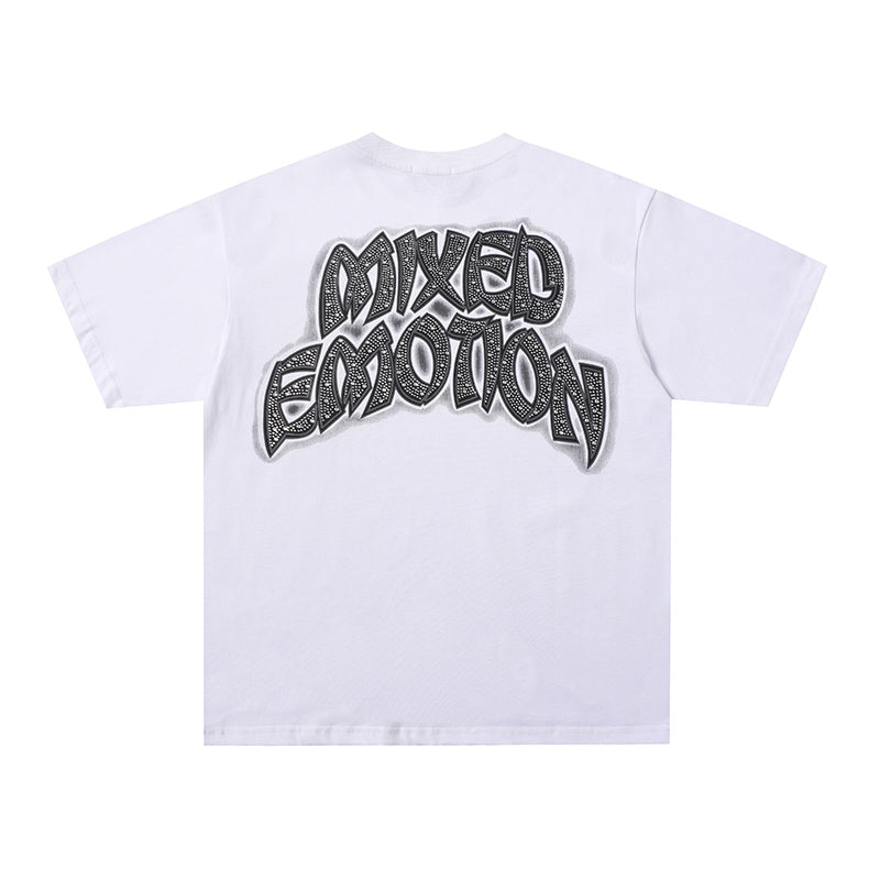 MIXED EMOTION Fantasy Art Graphic 2‑Color T‑Shirt