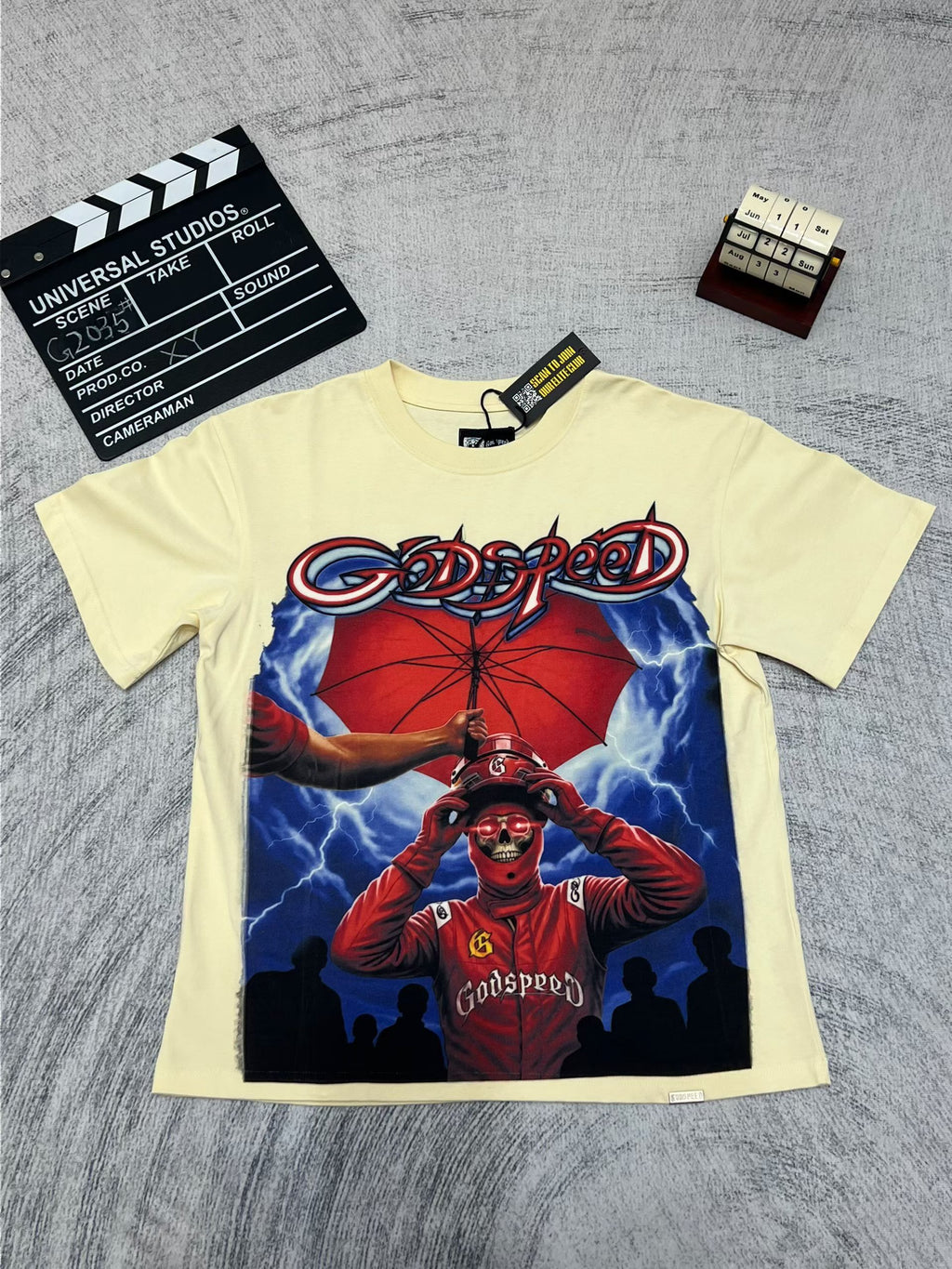 Godspeed Retro Figure Graphic Short‑Sleeve T‑Shirt