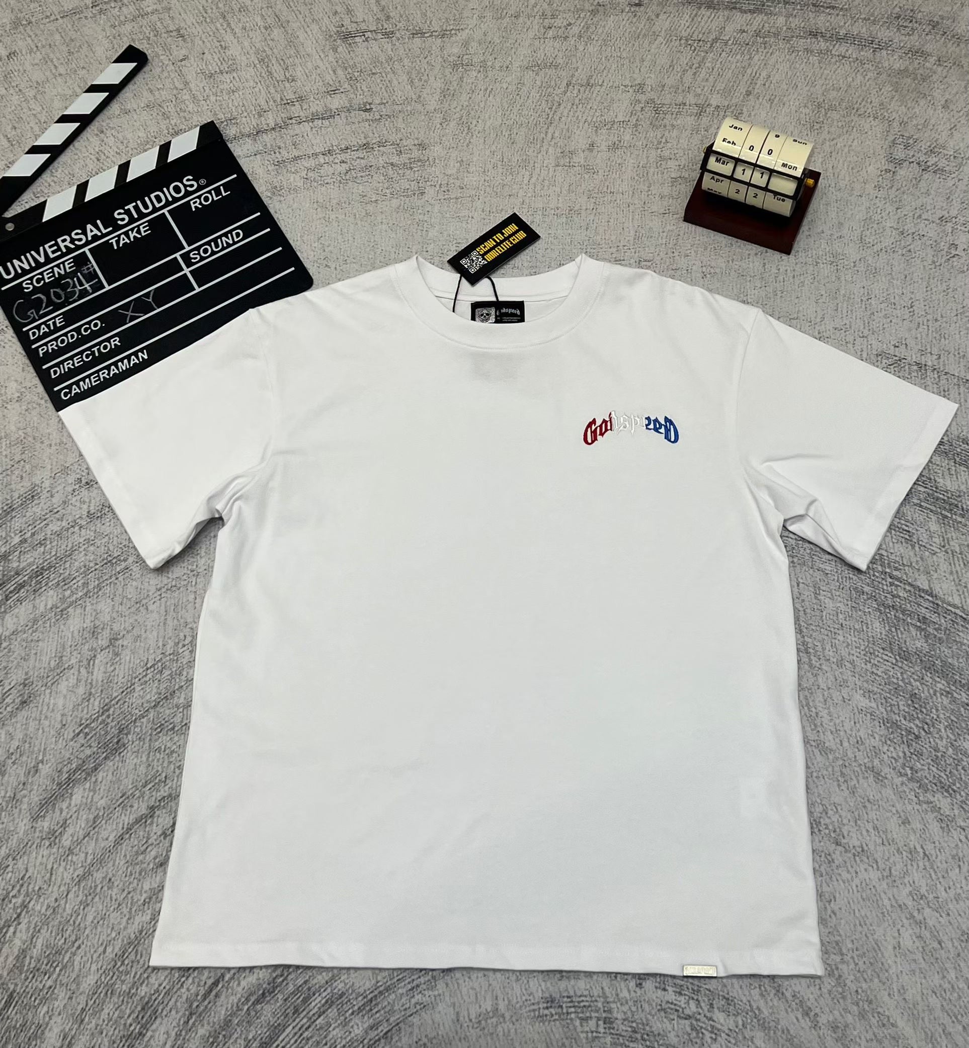 Godspeed Minimal Small‑Logo Basic T‑Shirt