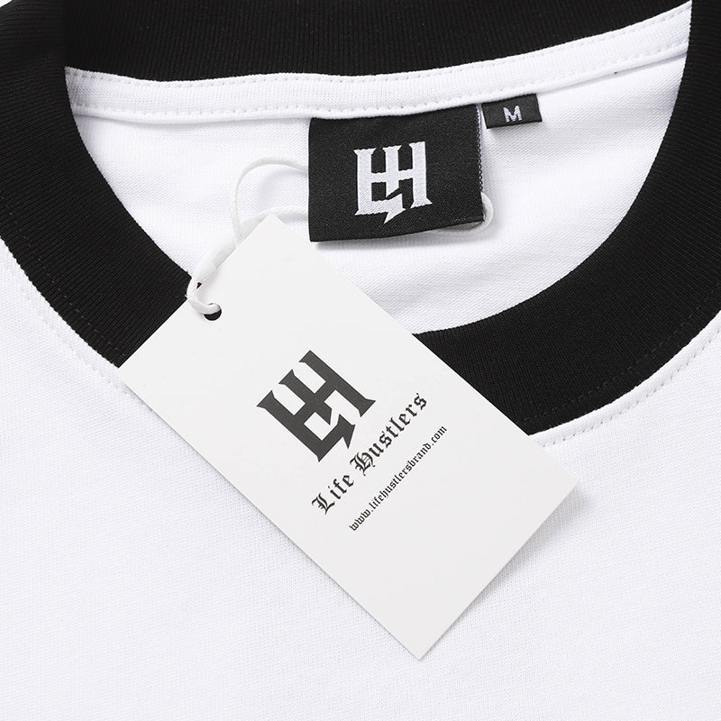 Life Hustlers Ringer Portrait Graphic Tee