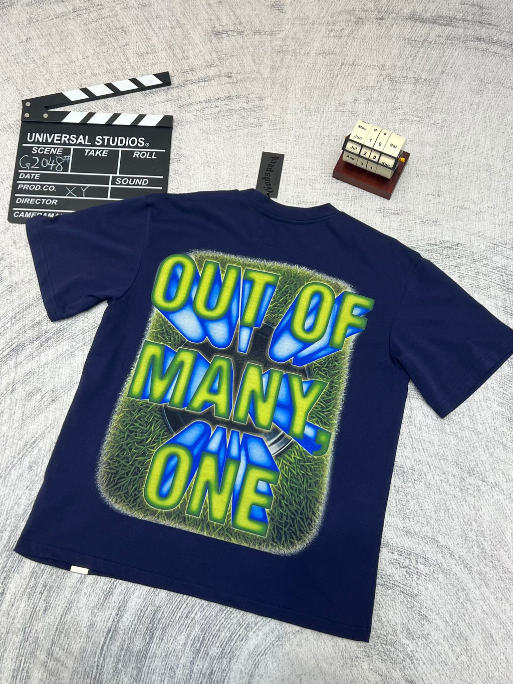 Godspeed Out Of Many One Landscape T‑Shirt