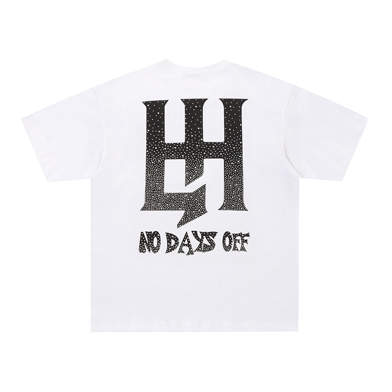 Life Hustlers Angel Portrait Graphic White T‑Shirt