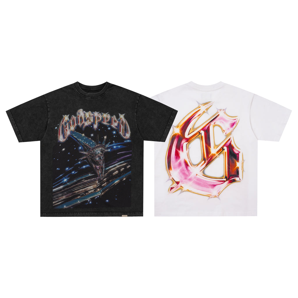 Godspeed Multi‑Style Galaxy Graphic T‑Shirt