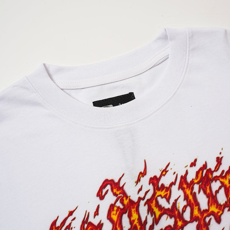 Godspeed Hollywood Flame Print T‑Shirt