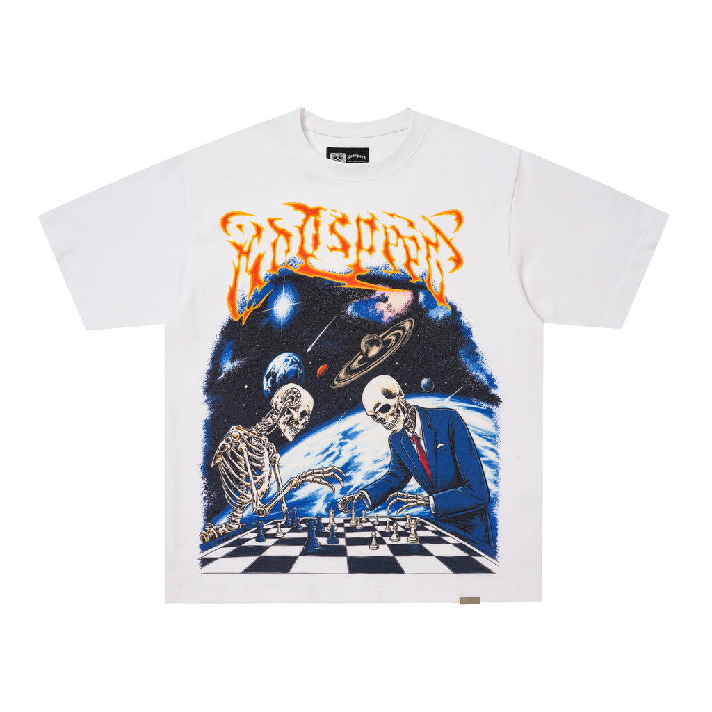 Godspeed Space Skull Graphic T‑Shirt