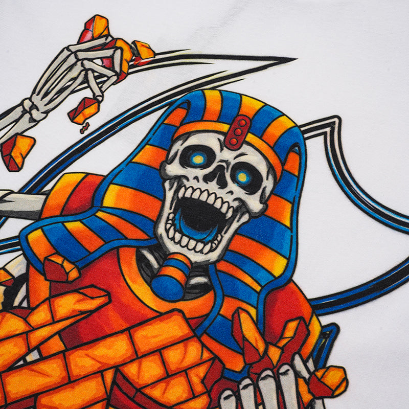 Godspeed Egyptian Skull Graphic T‑Shirt