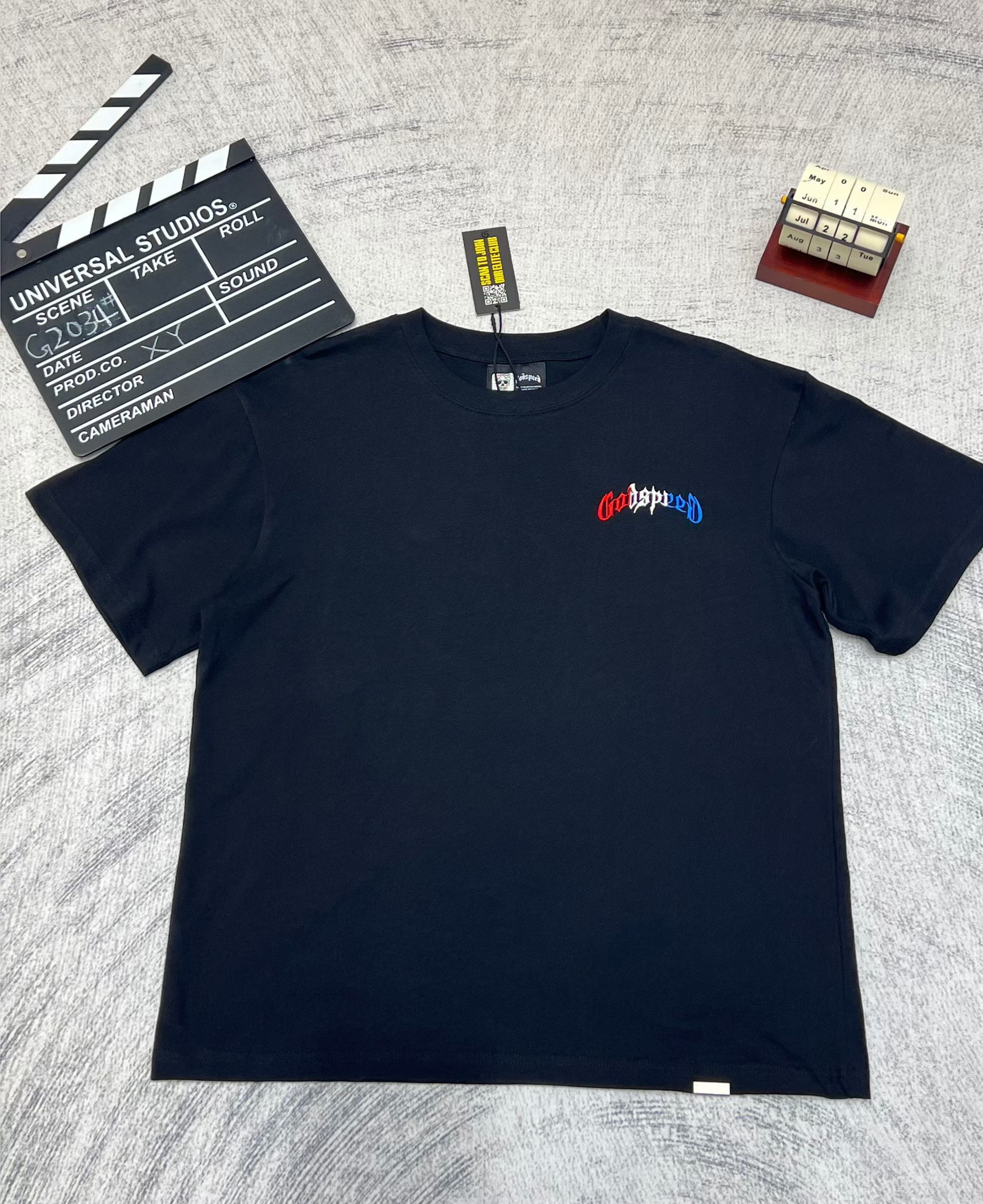Godspeed Minimal Small‑Logo Basic T‑Shirt