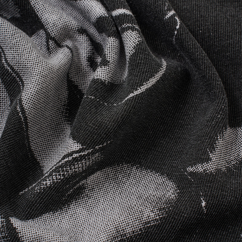 MIXED EMOTION Angel Portrait Washed Grey T‑Shirt