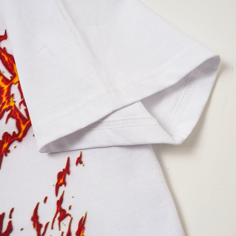 Godspeed Hollywood Flame Print T‑Shirt