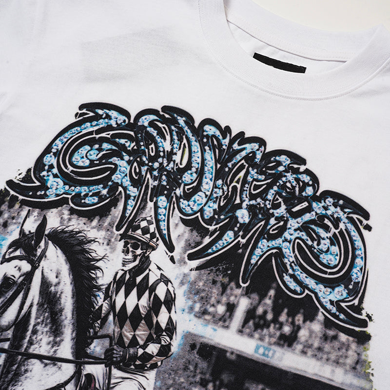 Godspeed Horse Graphic Vintage T‑Shirt