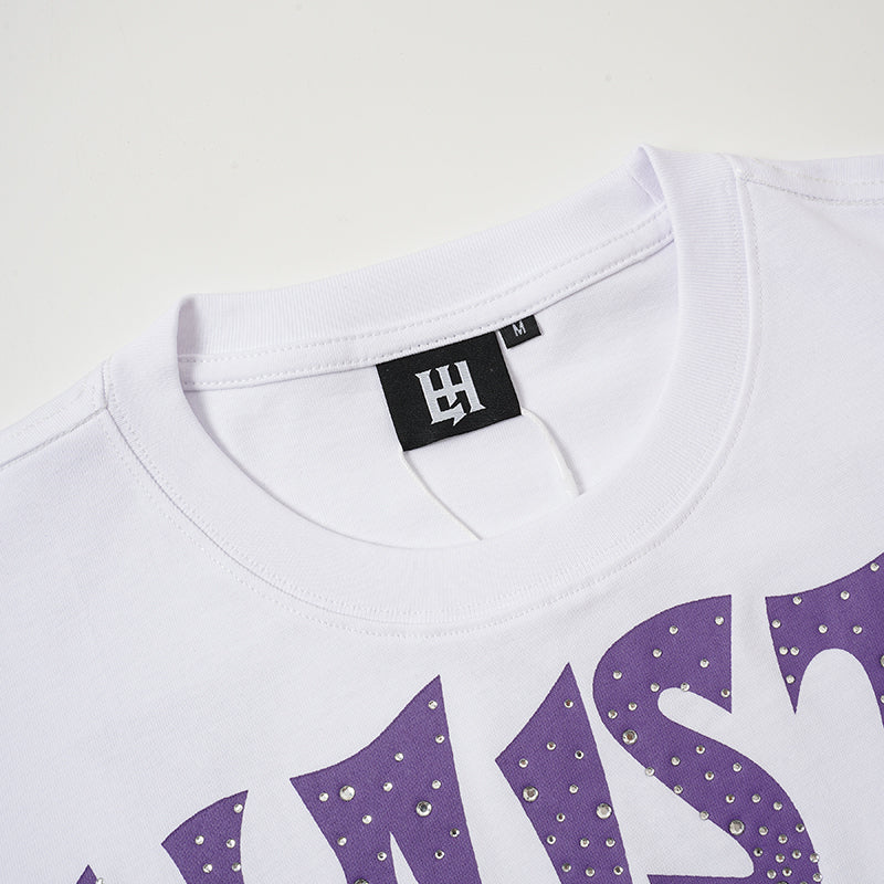 Life Hustlers Astronaut Space‑Print White T‑Shirt