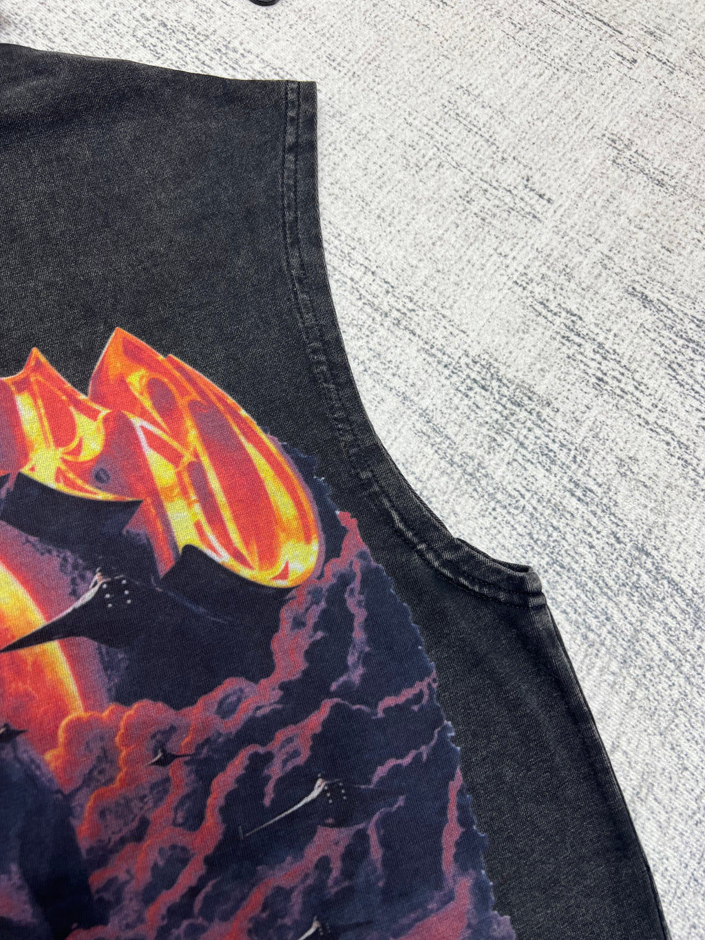 Godspeed Black Skull Flame Tank Top