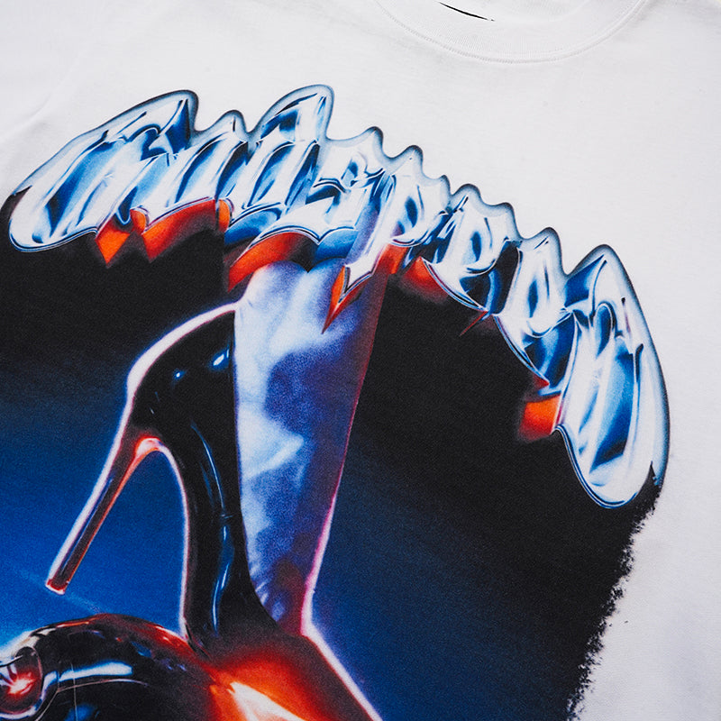 Godspeed Neon High‑Heels Graphic T‑Shirt