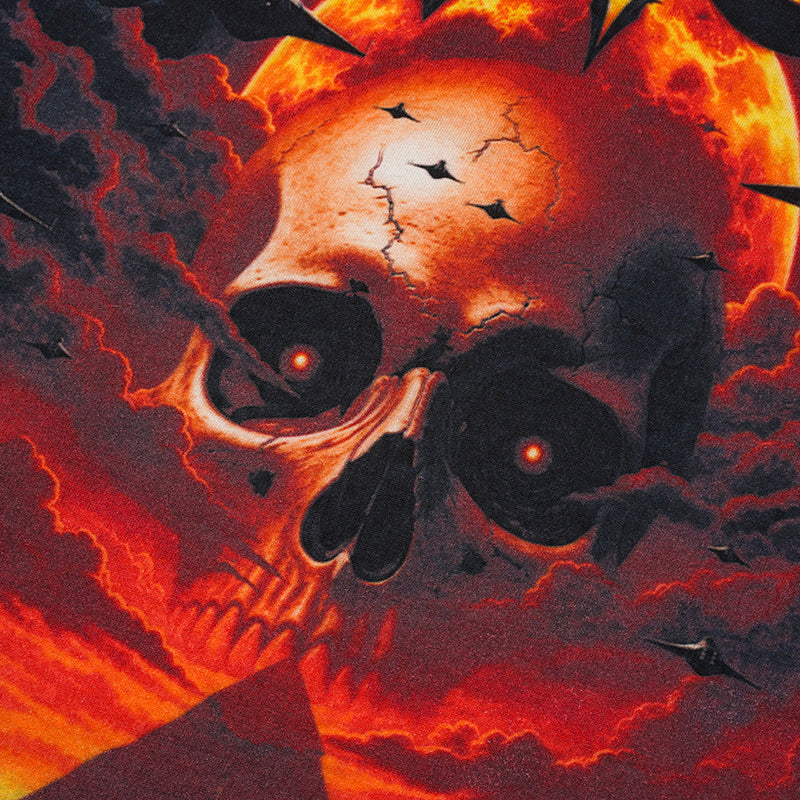 Godspeed Flame Skull Graphic T‑Shirt