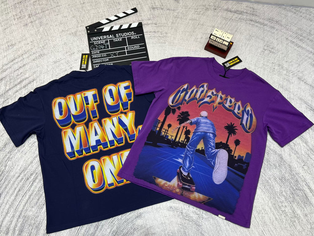 Godspeed Sunset Skate Graphic T‑Shirt
