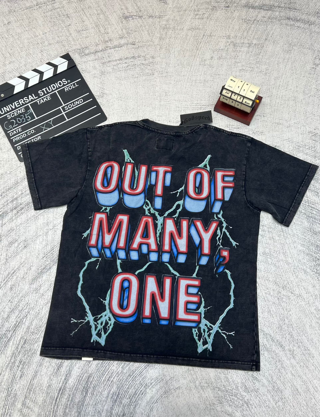 Godspeed Retro Figure Graphic Short‑Sleeve T‑Shirt