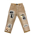 MIXED EMOTION Vintage Patchwork Baggy Pants