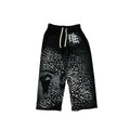 MIXED EMOTION Abstract Graphic Print Casual Pants