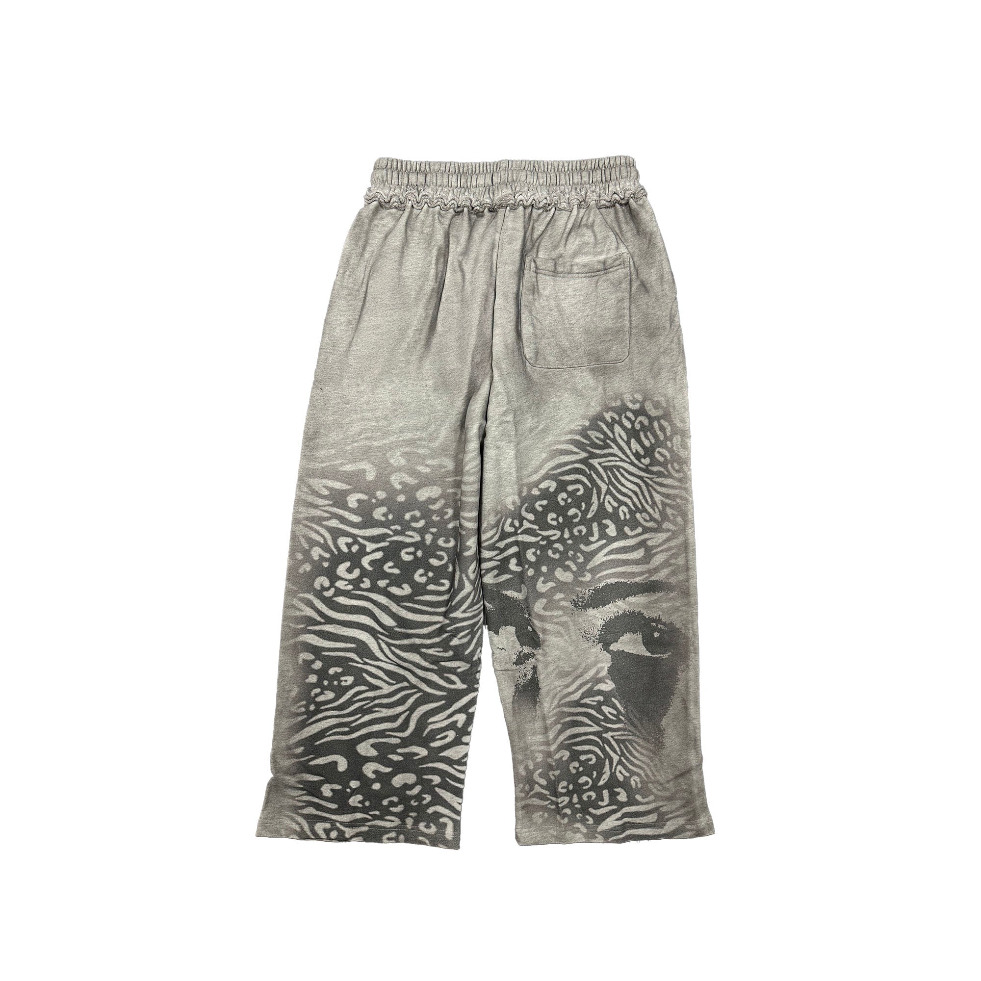MIXED EMOTION Full‑Print Graphic Casual Pants