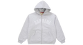 Supreme Arc Thermal Lined Zip Up Hoodie Ash Grey